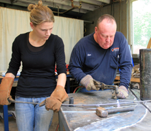 Elissa welding