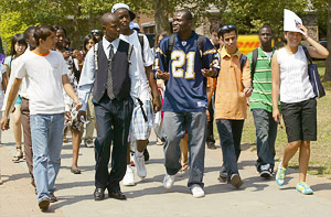 Campus tour