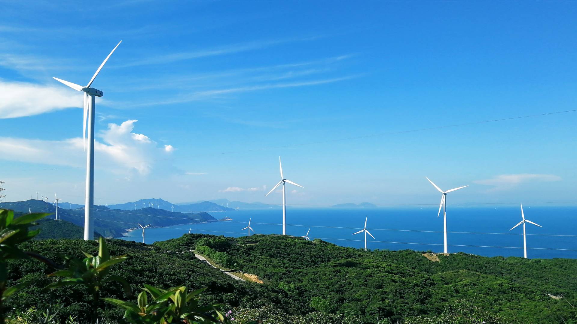 wind turbines