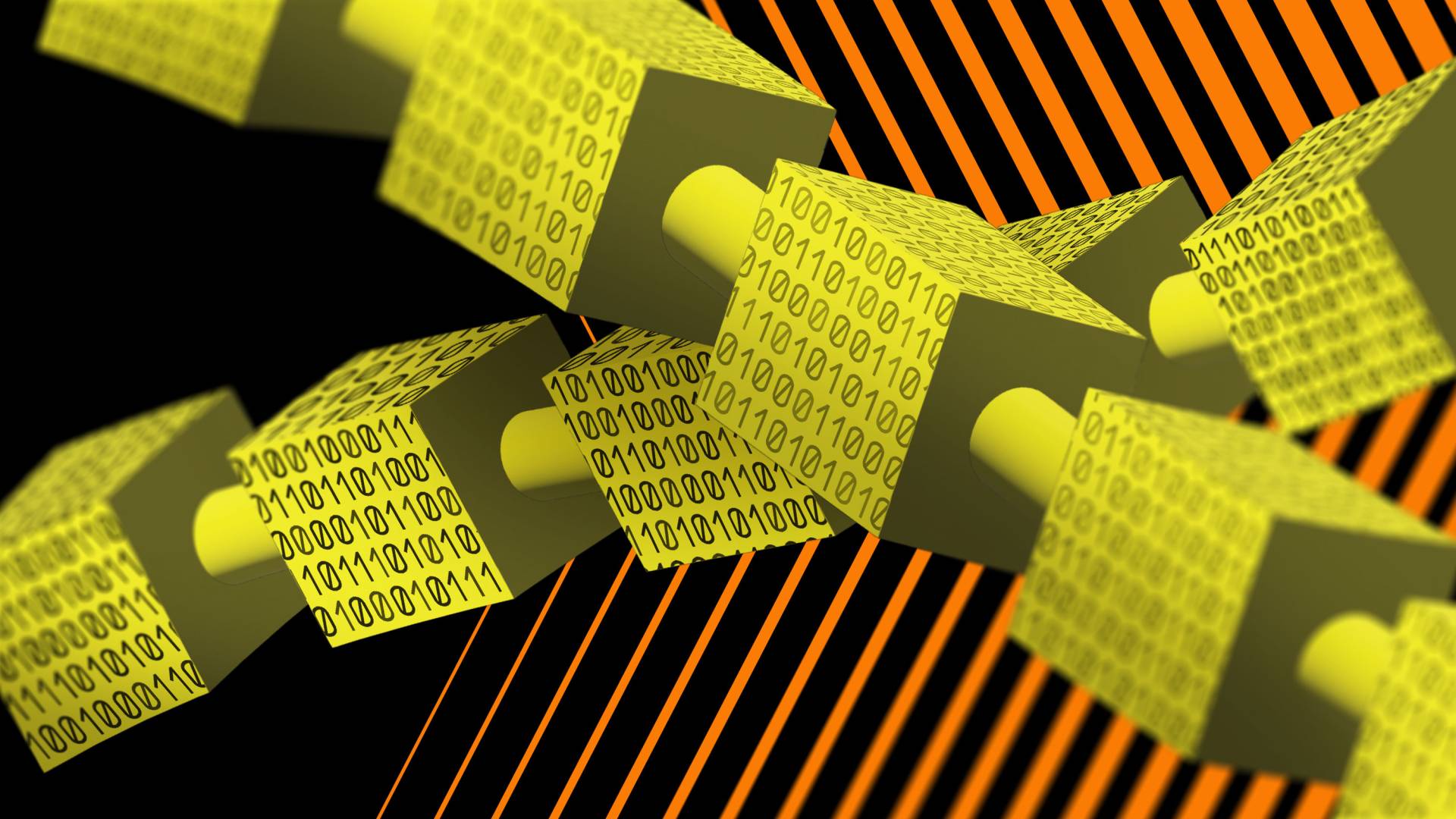 Blackchain graphic