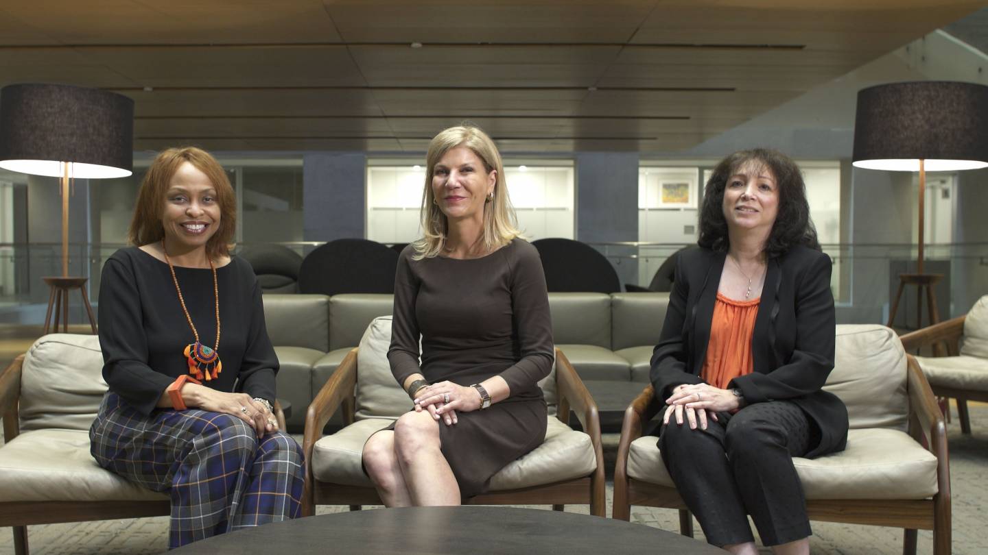 Kim Goodwin, Laura Forese and Susan Katzmann Horner