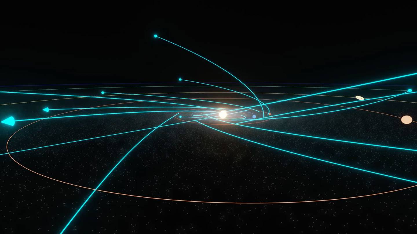 Computer animation shows zodiacal dust formation