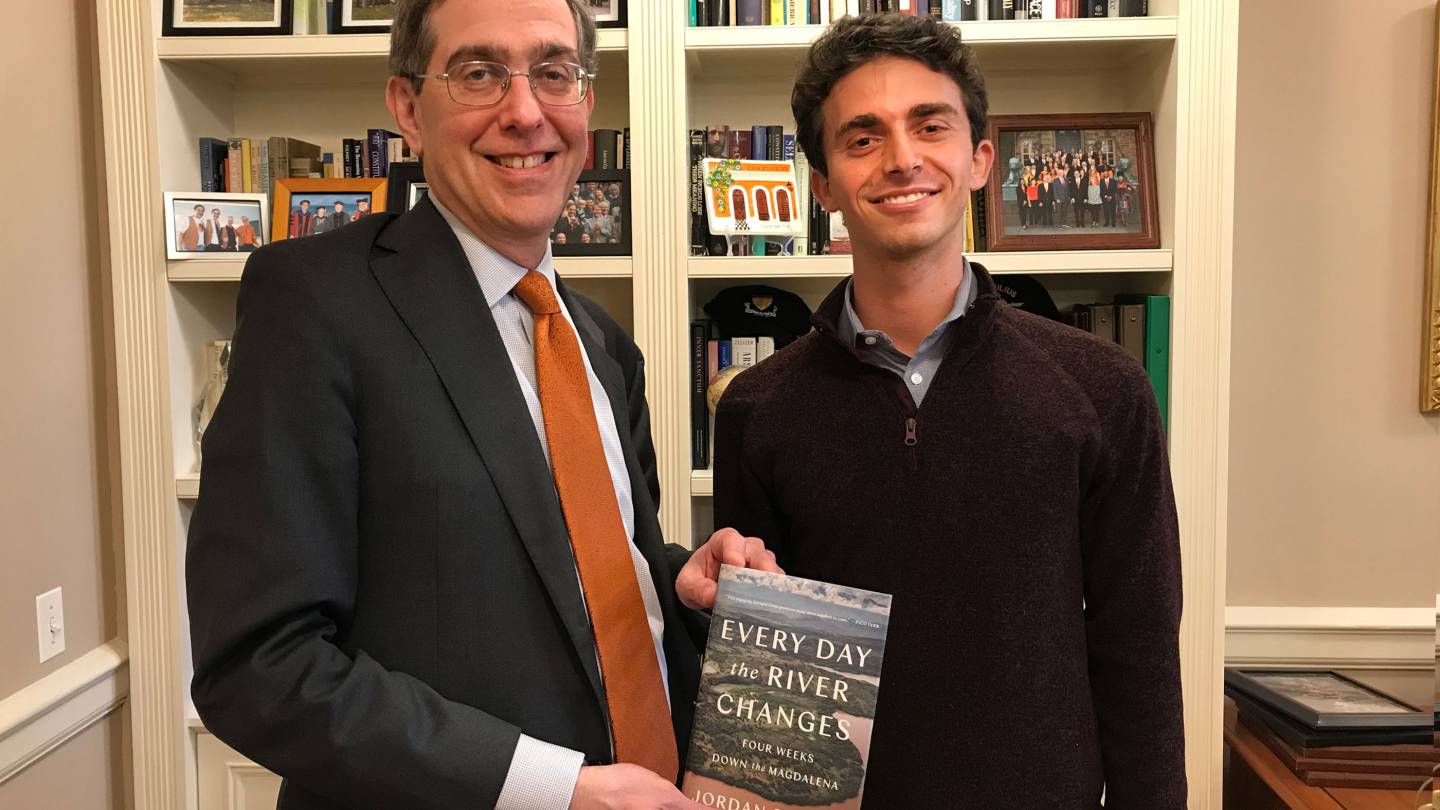Jordan Salama and Christopher Eisgruber