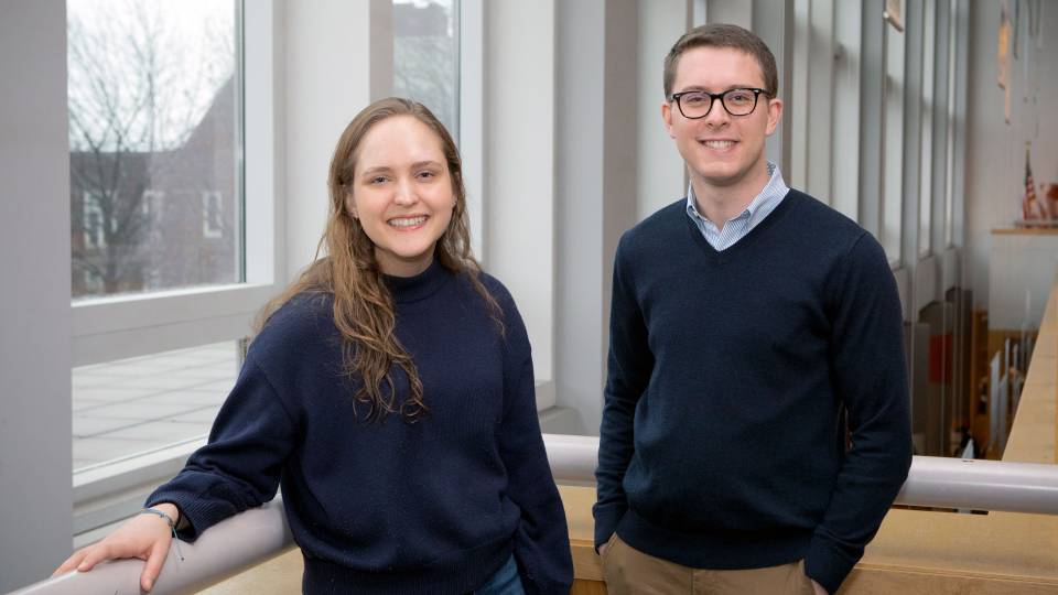 Emma Coley and Ben Press