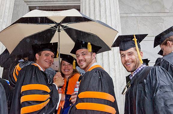 Hooding rain