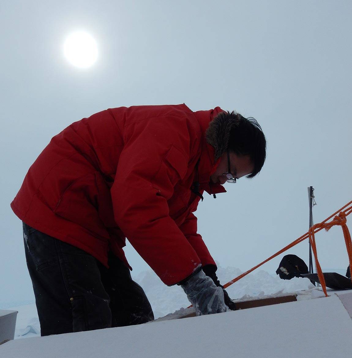 Oldest Ice Yuzhen Yan at camp
