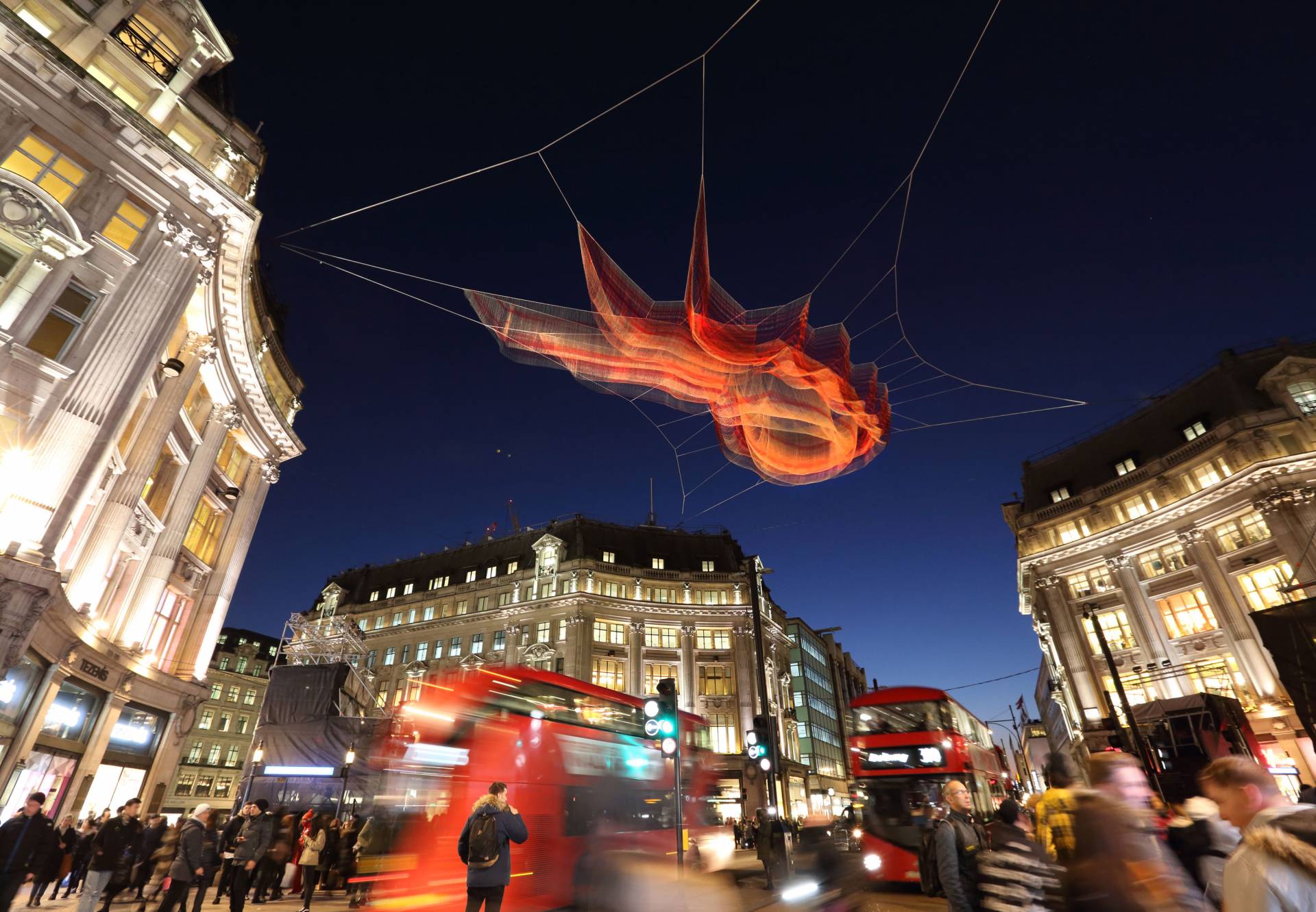 Public art installation in London