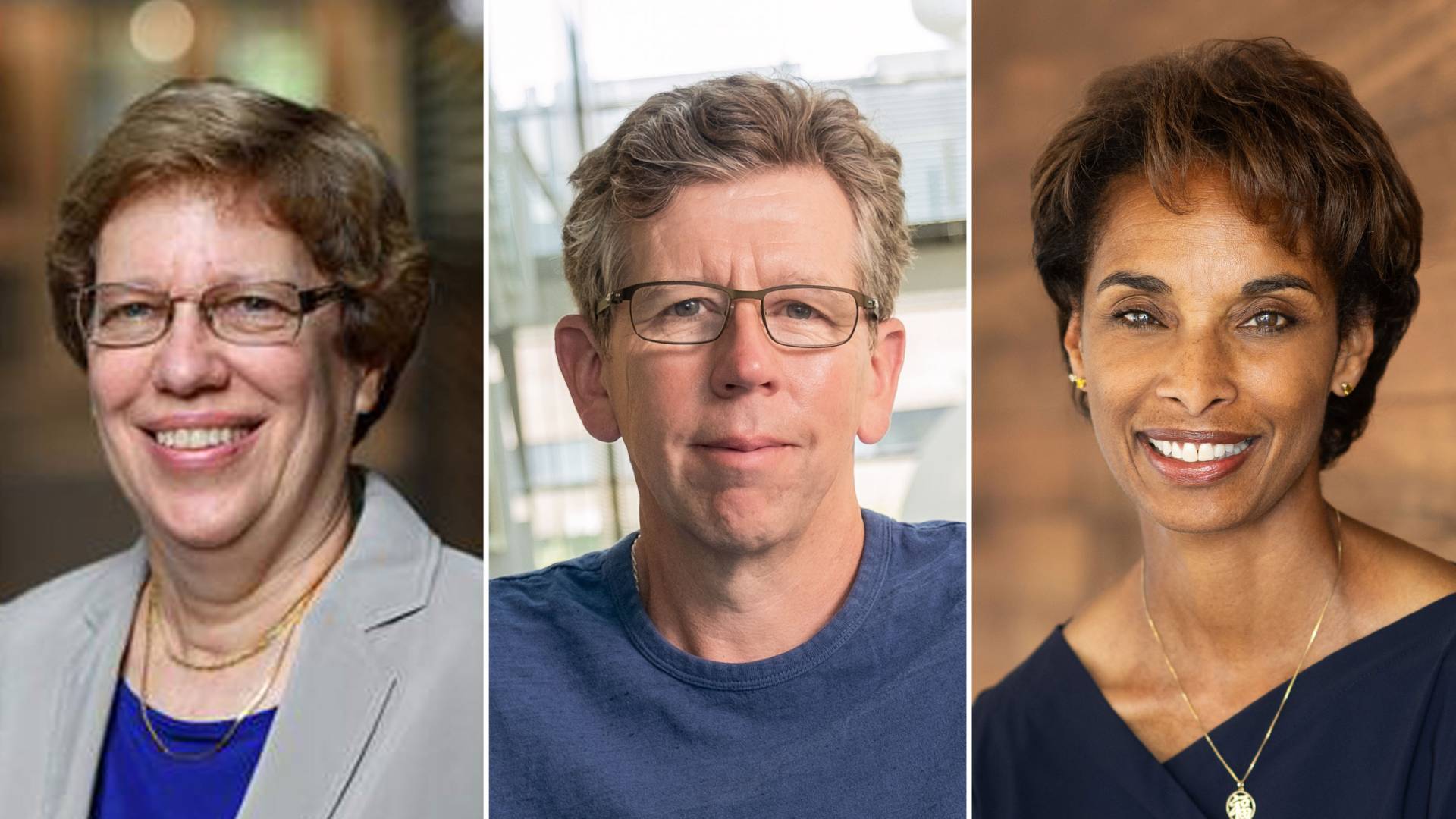 Noreen Goldman, Tom Muir and Cecelia Rouse