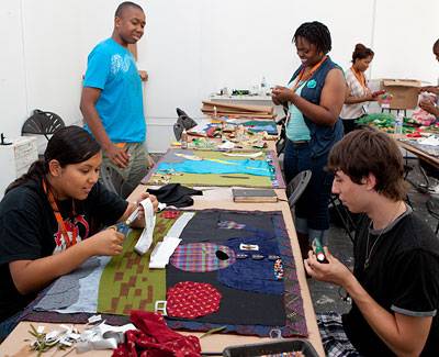 PUPP Art students